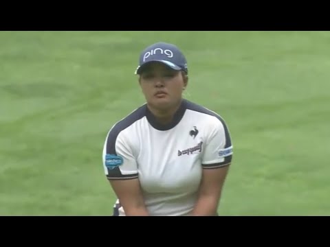 ⛳㊗️どこ見てんのよ？🏌️meij カップ（爆乳）🇯🇵女子プロゴルファー鈴木愛さん✌️😉おめでとう👏