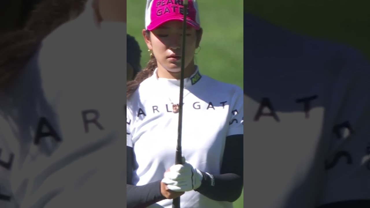 原英莉花プロ ショットインイーグル‼｜1ホールまるごとギュッと凝縮‼｜【女子プロゴルフ】#shorts