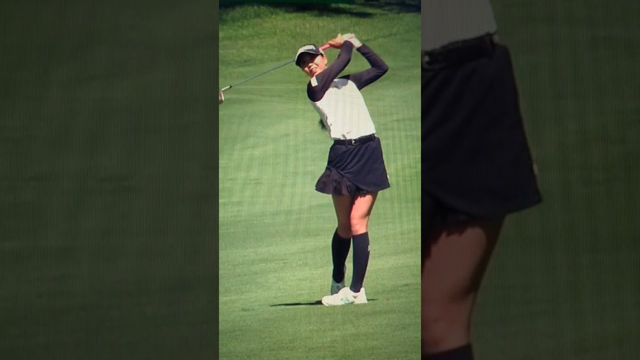 思わず笑ってしまう金澤志奈  #shorts #女子ゴルフ