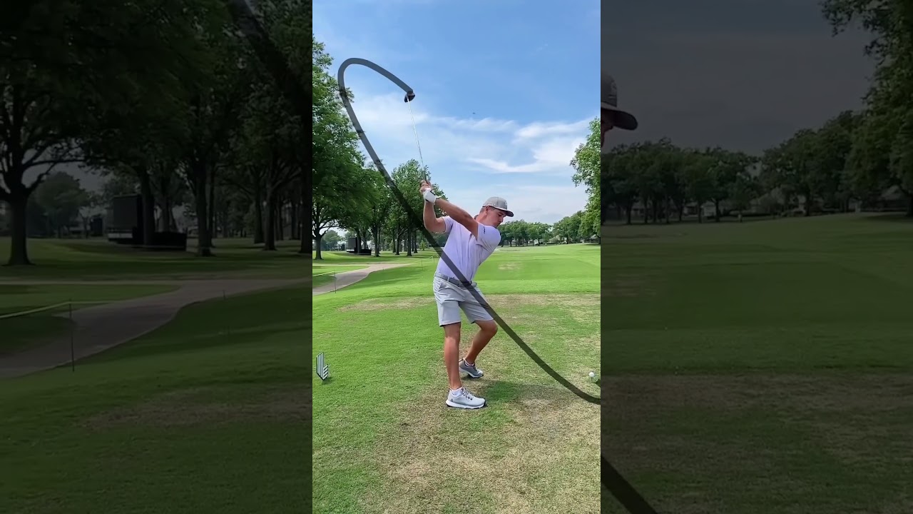 Bryson DeChambeau golf swing on Shot Tracer app