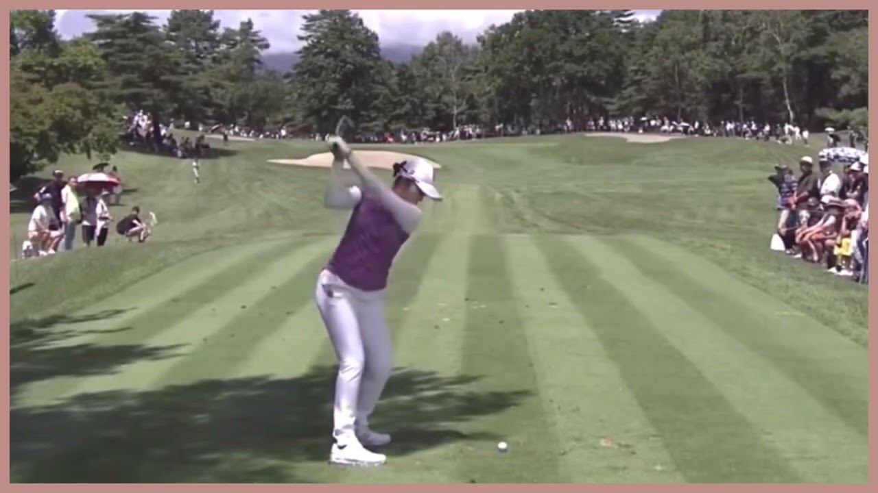 【ゴルフ】 稲見萌寧　スイング