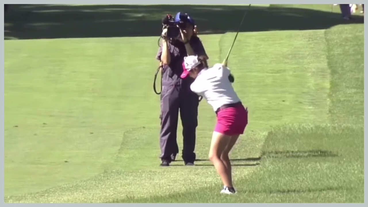 【ゴルフ】 原英莉花　スイング