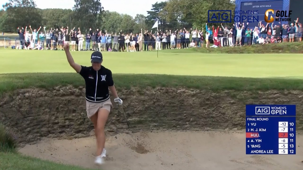 【全英女子23】地元のチャーリー・ハルは2位　11番はバンカーからスーパーイーグル