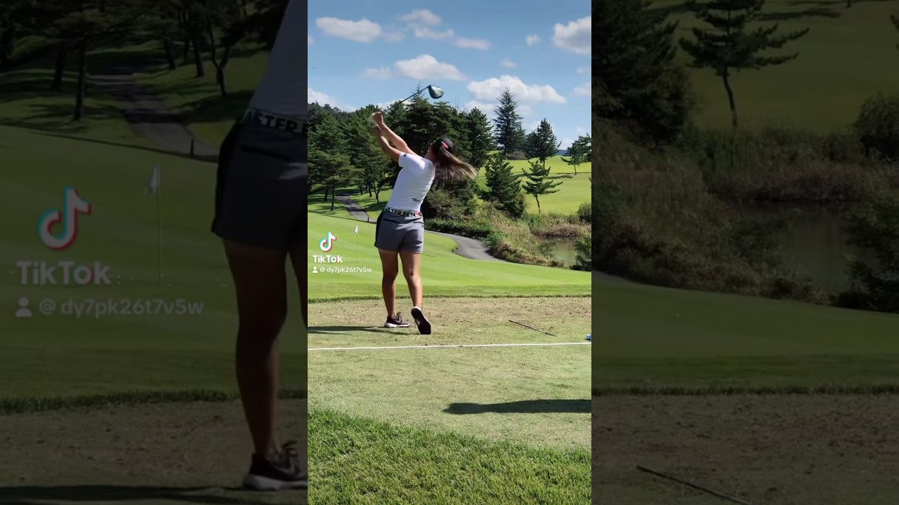 やっぱり上田桃子 姉さん ドライバースイング