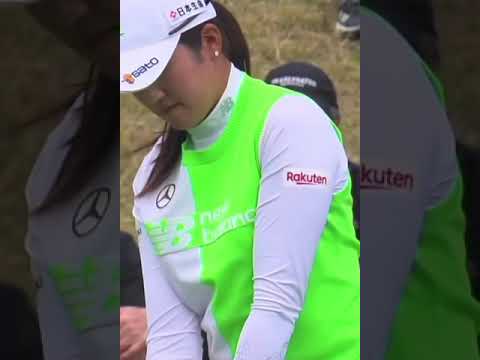 【稲見萌寧　復調の兆しドライバーショット】ゴルフ　スイング　ゴルフスイング　初心者　スロー　スローモーション　ドライバー　アイアン　女子プロ　MCS　2023.08 #shorts