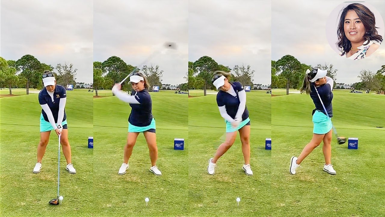 ジャスミン・スワンナプラ Jasmine Suwannapura プロゴルファー DRIVER SHOT SLOW MOTION !!!