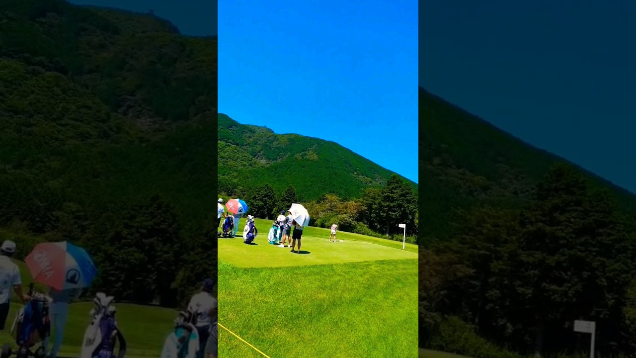 【永井花奈】箱根CATレディース 12ホール #shorts #女子ゴルフ