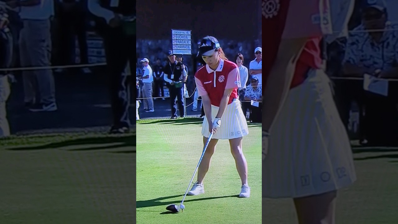 【永井花奈】箱根CATレディース 2023 #shorts #女子ゴルフ