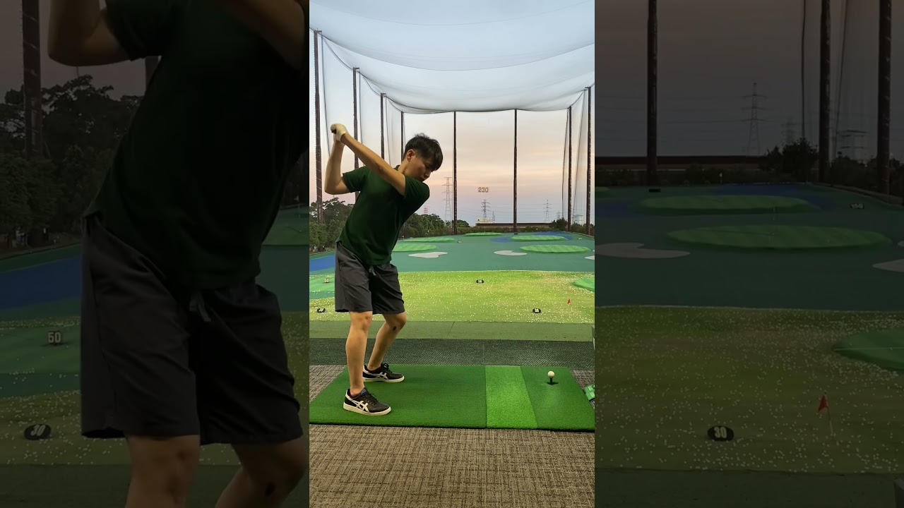 【ゴルフ】フォロースルーがミケルソンになっちゃうチビゴルファー