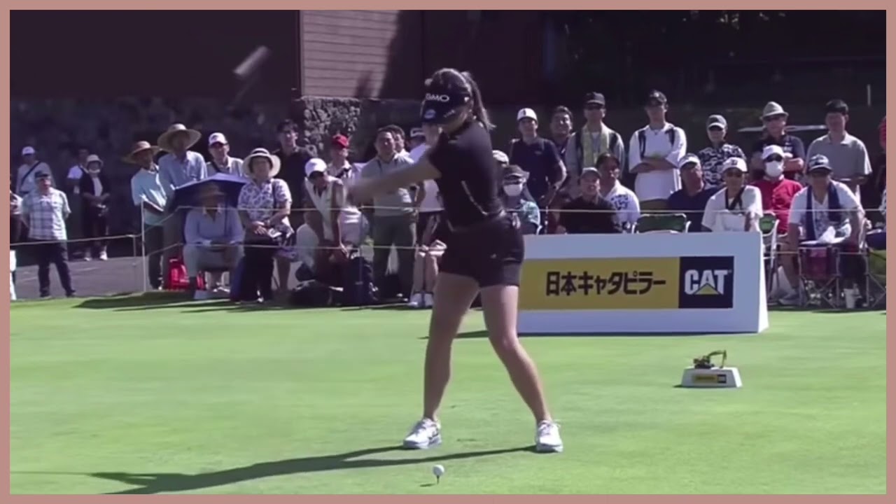 【ゴルフ】 脇元華　スイング