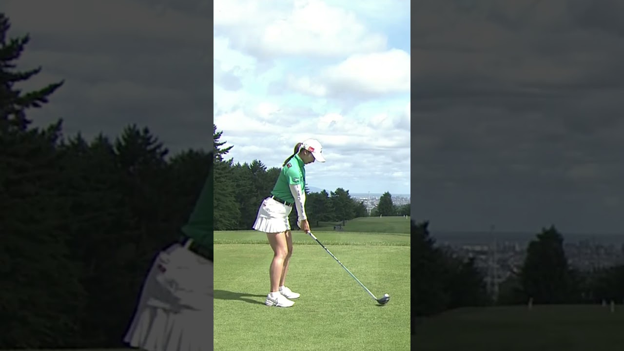 松田鈴英 ティーショット 2023/07/14 【女子プロゴルフ】#shorts