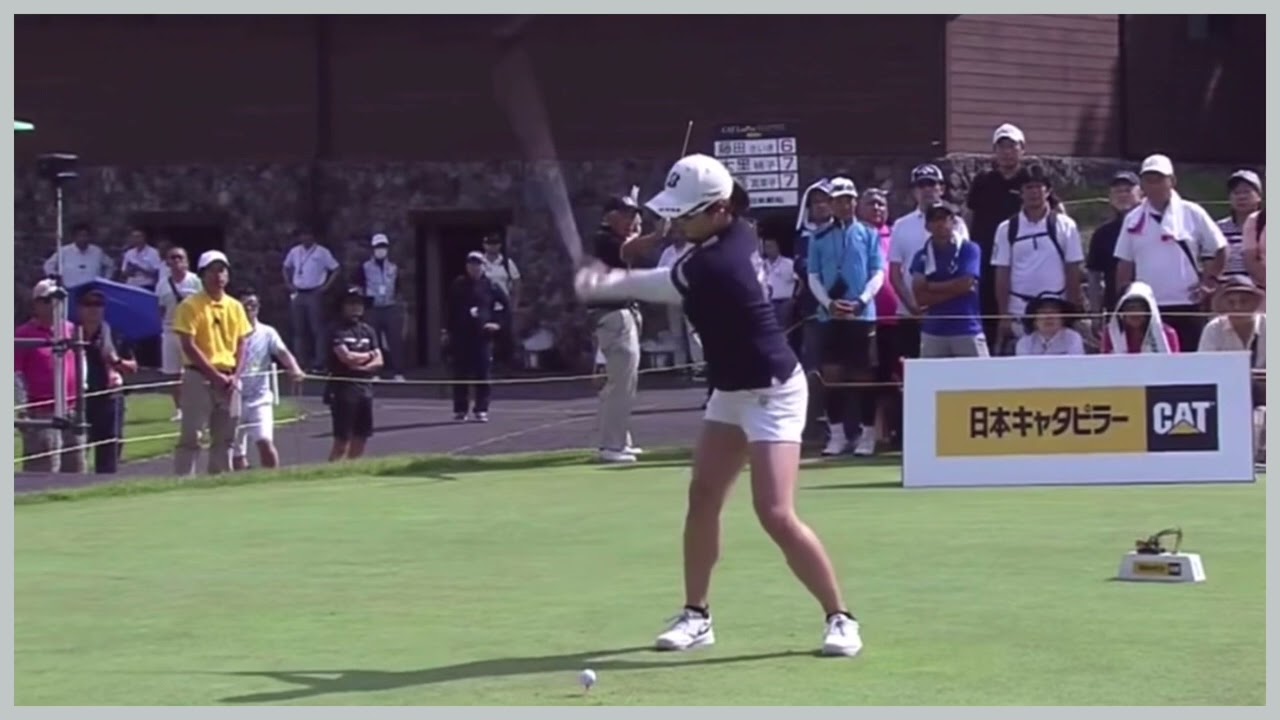 【ゴルフ】 大里桃子　スイング