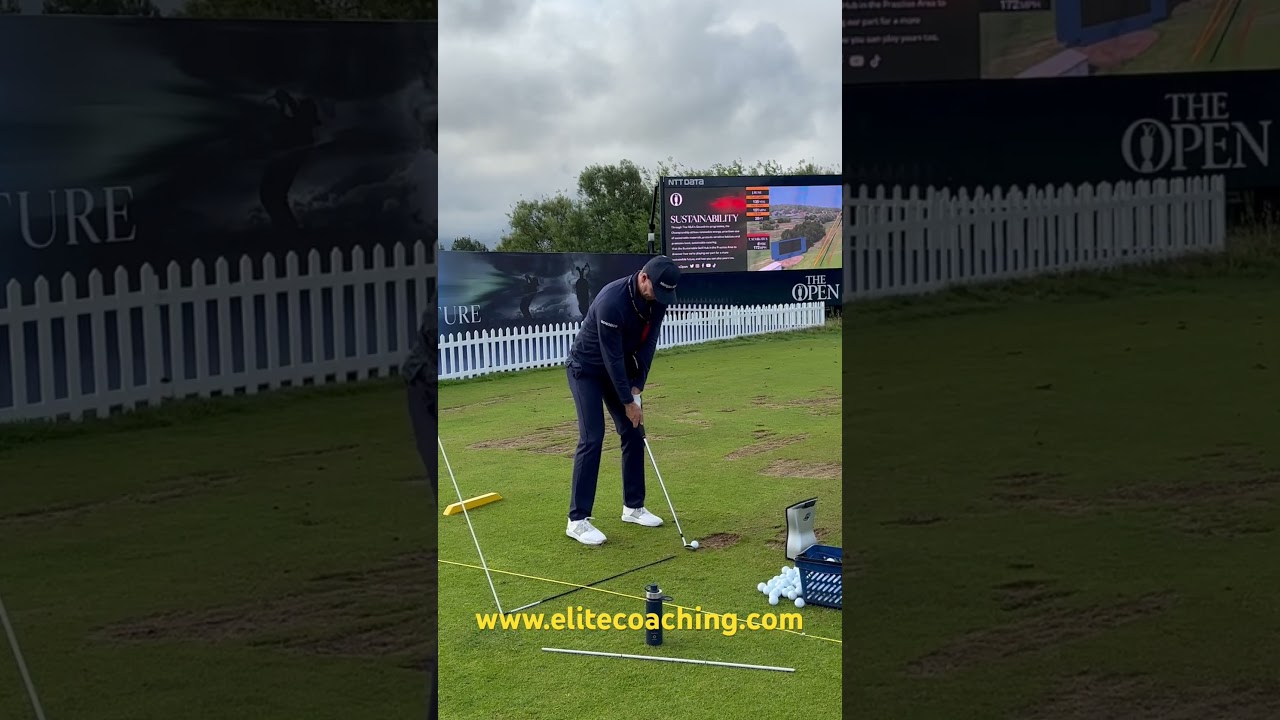 Justin Rose 2023 British Open range drill #justinrose #pgatour #golf #golfcoaching