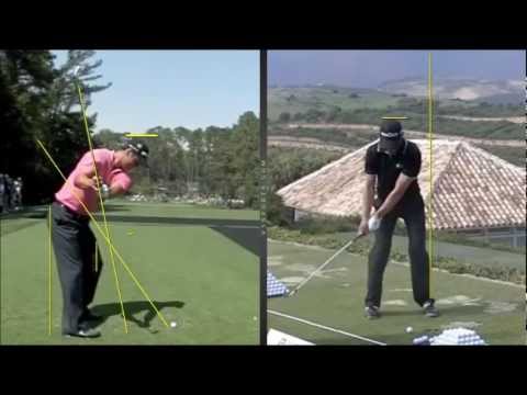 Golf Swing comparison - Tiger Woods, Martin Kaymer, Dustin Johnson