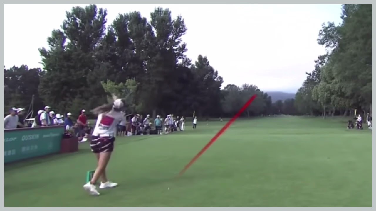 【ゴルフ】 上田桃子　スイング