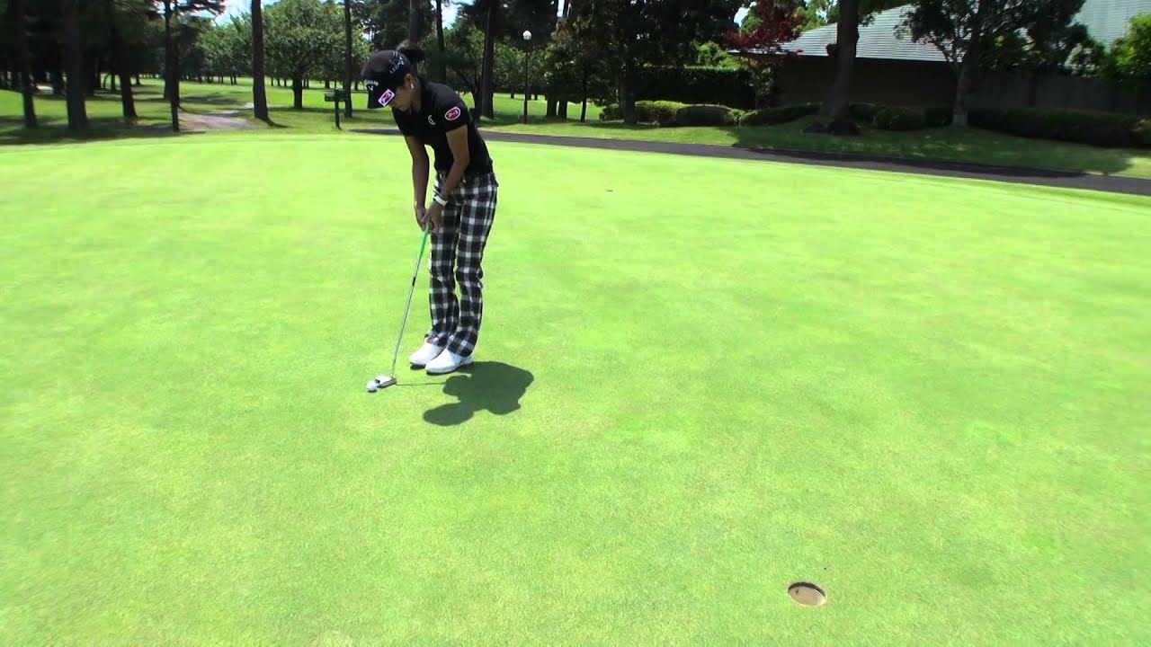 真鍋早彩 選手のパッティング練習方法