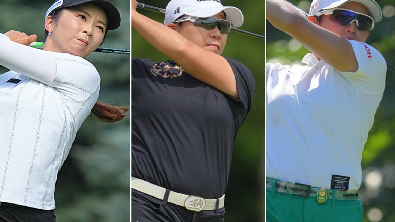 🏌️‍♀️ 最終R中止　第3R終了時点で首位の菊地絵理香、申ジエ、岩井明愛でPO予定 ⛳