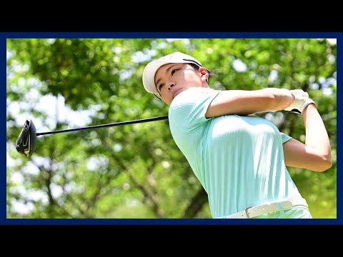 パワーヒッター渋野日向子のファンタスティックスイングモーション＆スイングシーケンス,Shibuno Hinako Fantastic Swing Motion & Slow Motion 2023