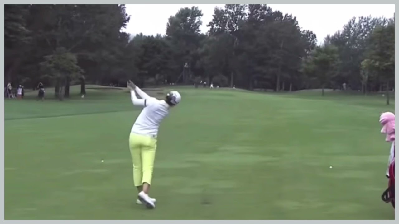 【ゴルフ】 稲見萌寧　スイング