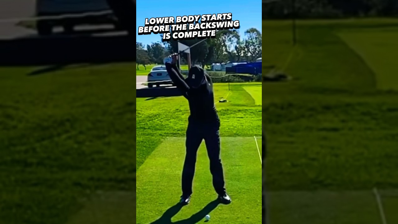 What makes up Tiger Woods amazing downswing sequence? #golf #tigerwoods #golfswing #golftips #shorts