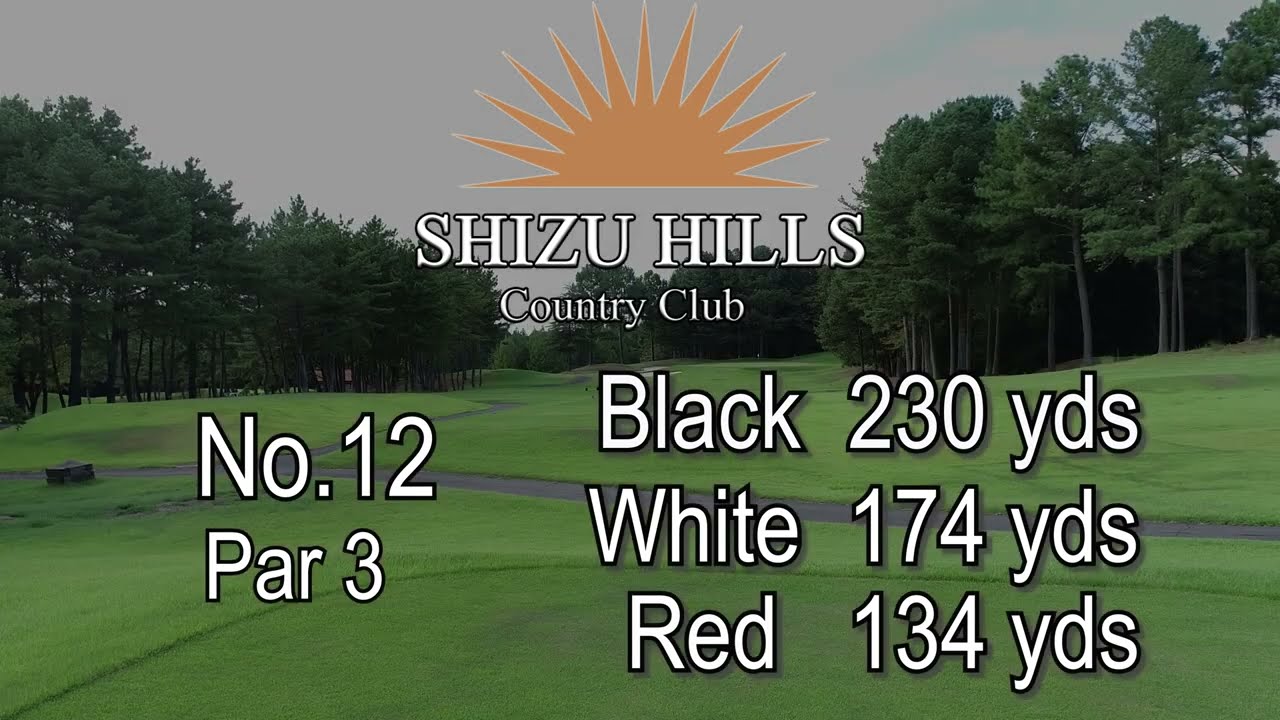 静ヒルズカントリークラブ No 12