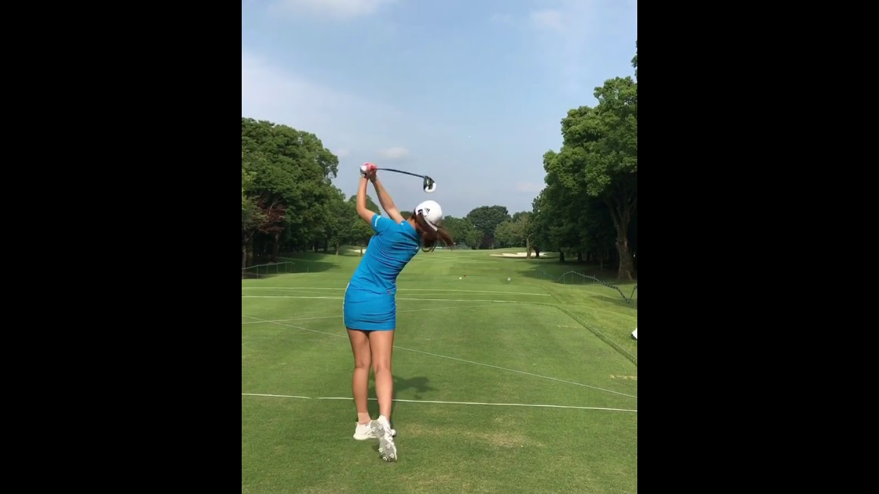 【ドライバースイング】アンシネ　ShinAeAhn　スローモーションあり