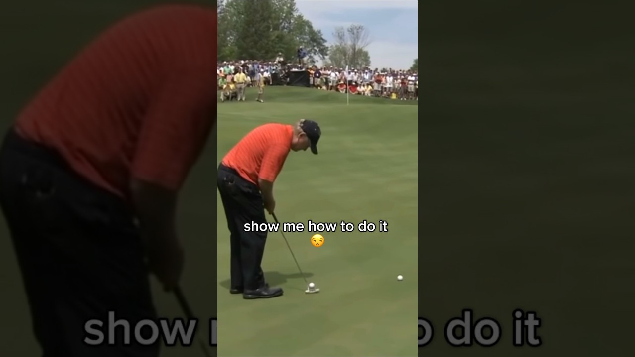 Jack Nicklaus shows us how it’s done 😎 #jacknicklaus #putt
