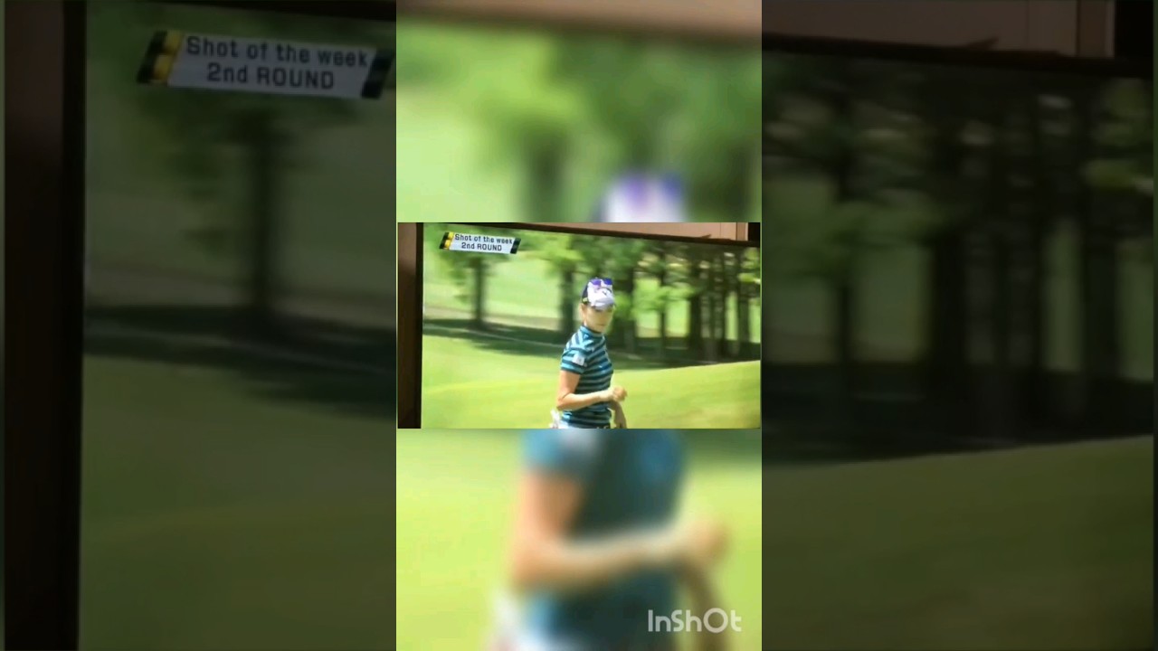 日本中のお父さんが二度見した衝撃ゴルフ中継！ #shorts #上田桃子 #女子ゴルフ #レジェンド