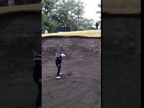 【プロサポートカーブログ】松田鈴英 バンカーショット1121