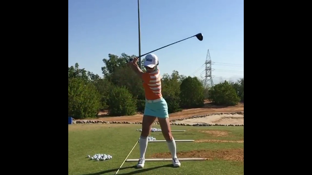 【スローモーションドライバースイング】キム ハヌル（Kim Ha-neul）