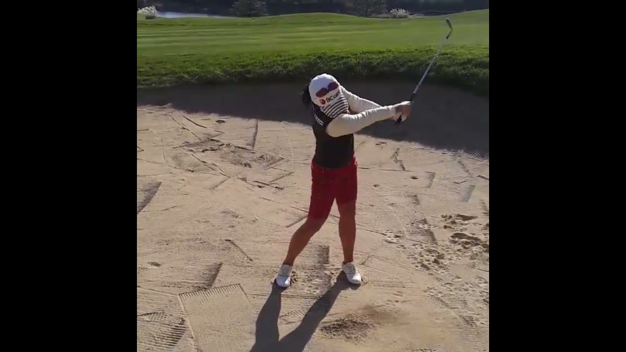 【バンカーショット】キム ハヌル（Kim Ha-neul）スローモーションあり