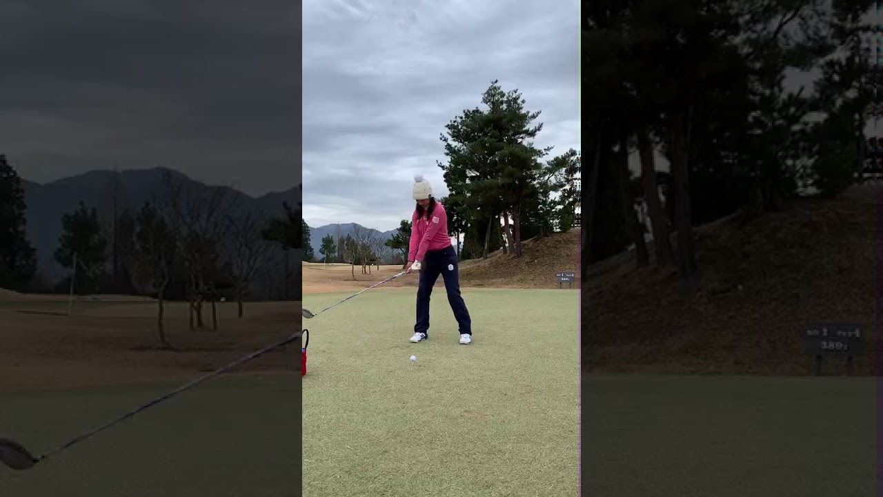 【オフシーズン情報】松田鈴英 ホームコースで最終調整 ドライバーショット