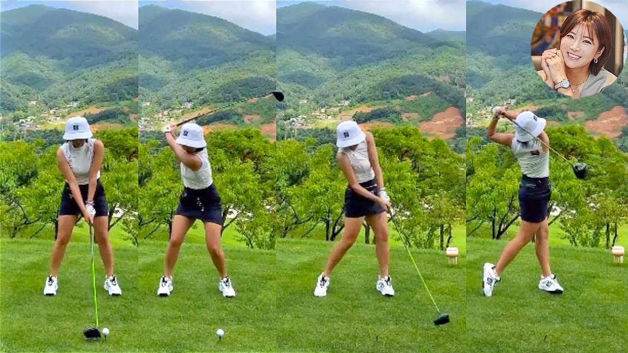 イ・ボミ Bo Mee LEE プロゴルファー DRIVER SHOT SLOW MOTION !!!