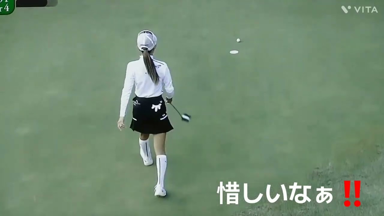 安田 祐香プロ❤️スタンレーレディース2023,2日目、惜しいパターが続き伸ばしきれなかったぁ😅首位と3打差逆転優勝あるよ‼️