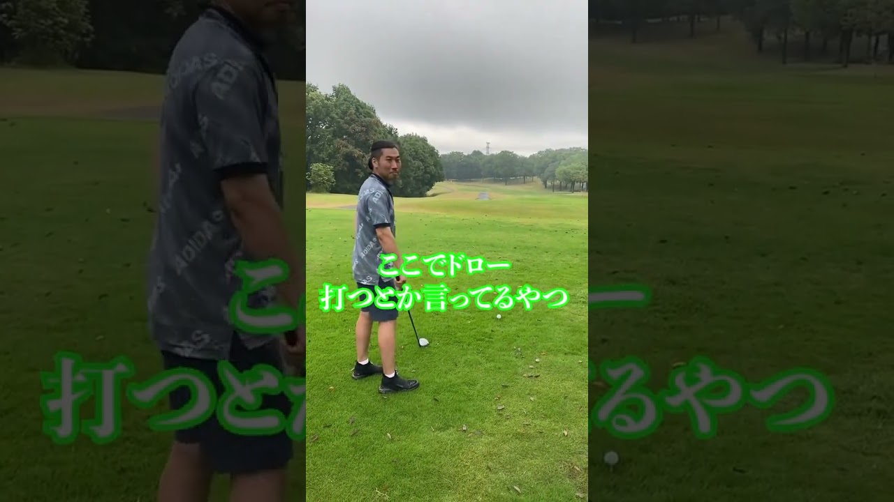 左ドックはフェード #ゴルフ #ゴルフラウンド #ゴルフスイング #タイガーウッズ