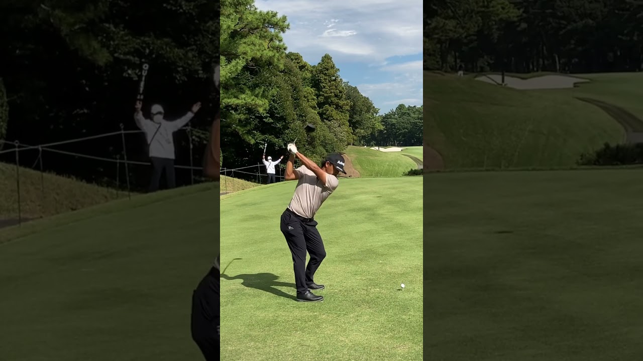 小平智選手のドライバーショトのスイングです。