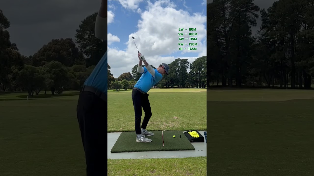 Stock yardages for every club as a 14HCP been playing for 10 months #golf