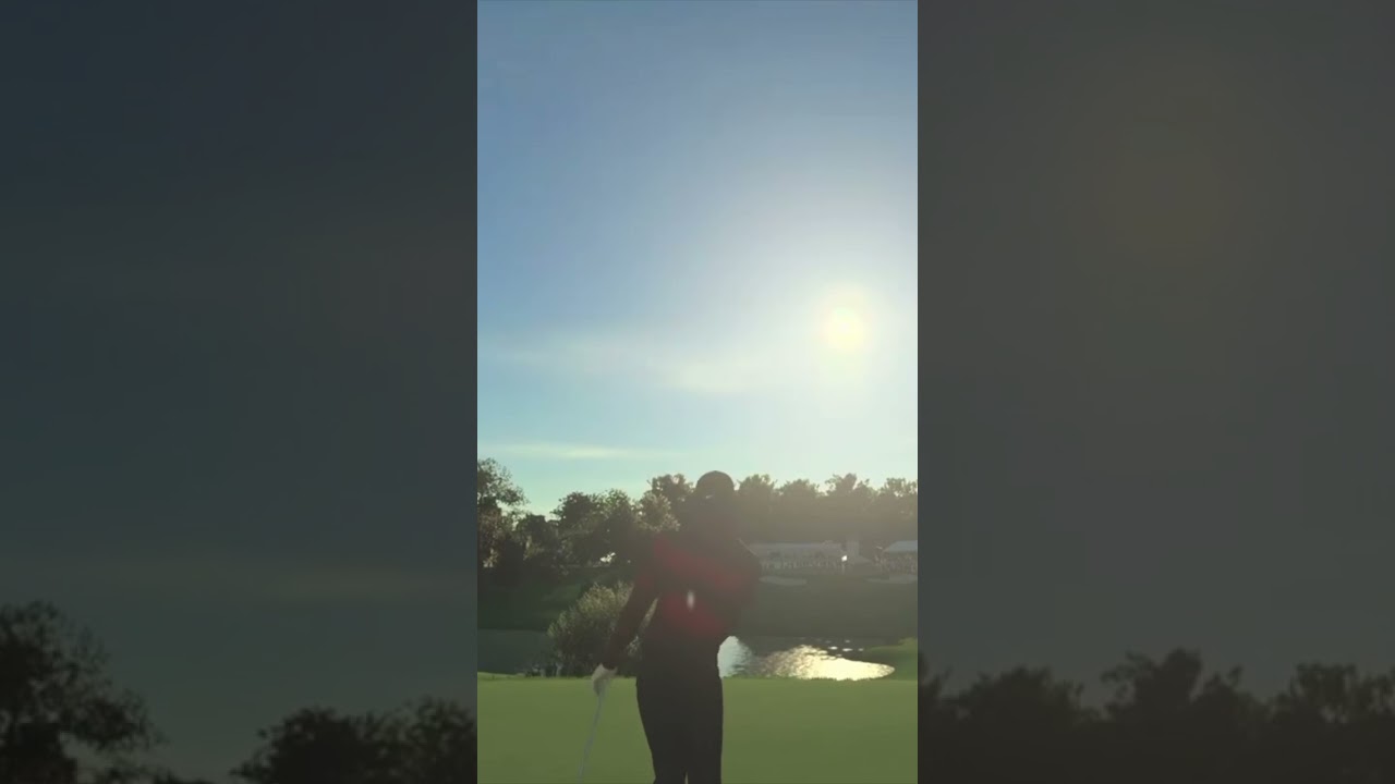 SO CLOSE TO HOLE-IN-ONE! I WAS HEARTBROKEN! IT GOT SO CLOSE! #pgatour2k23 #shorts #golf #tigerwoods