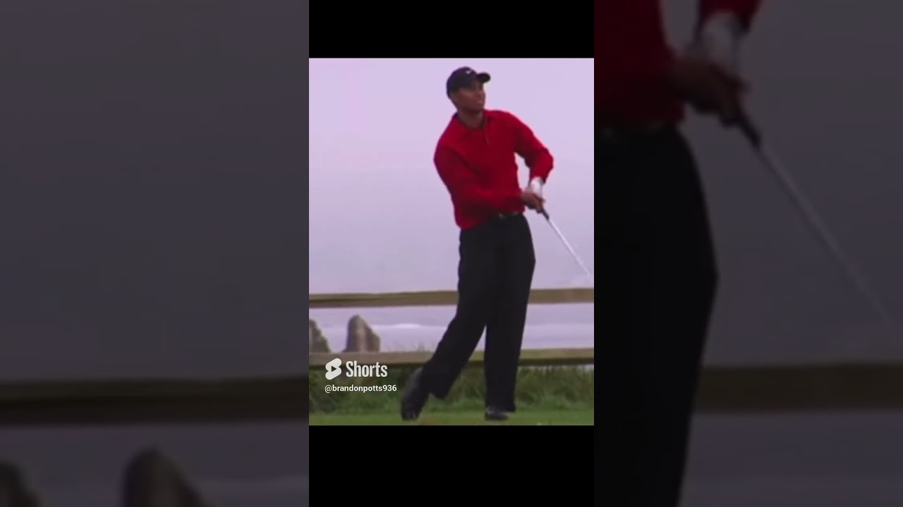 TIGER"S BEST SWING!!! THE 2000 SWING!! #golf #tigerwoods #shorts #shortvideo #short