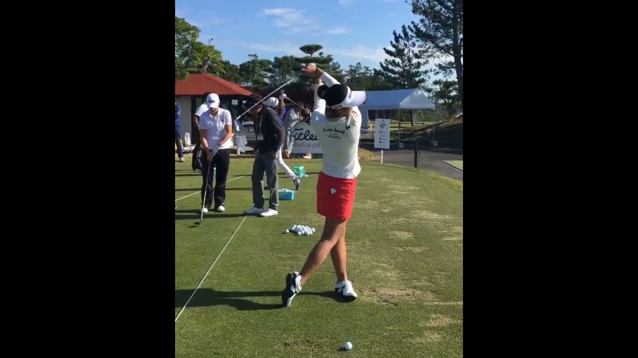 【いい音♪】キム ハヌル（Kim Ha-neul）アイアンスイング　スローモーションあり