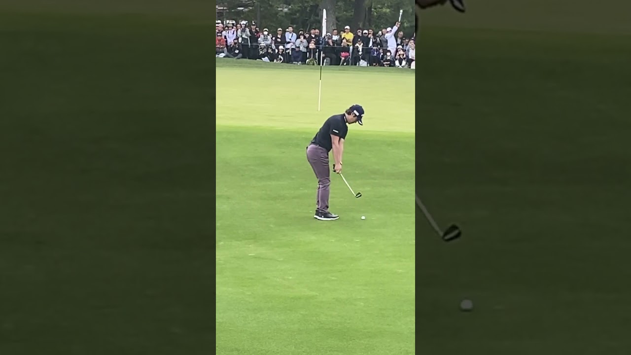 ZOZOチャンピオンシップ2023  3日目　　石川遼　選手　１８番ホール