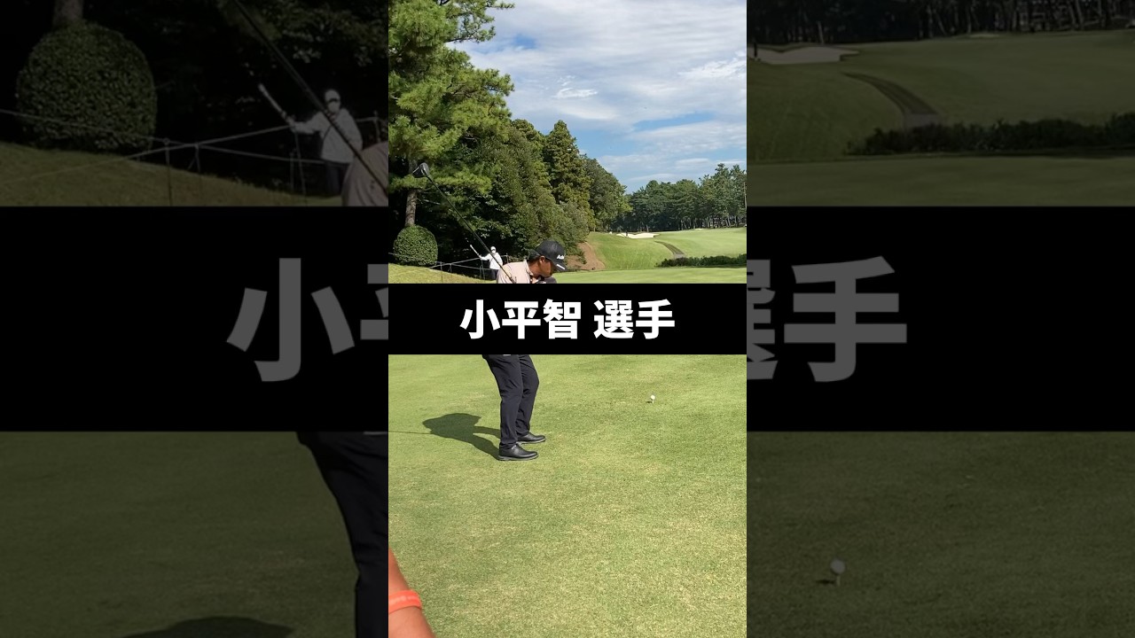 小平智選手のドライバーショットのスイング