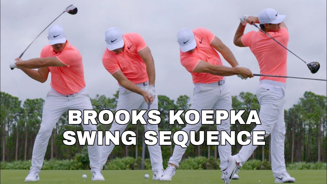 Brooks Koepka's Driver Swing Sequence and Slowmotion