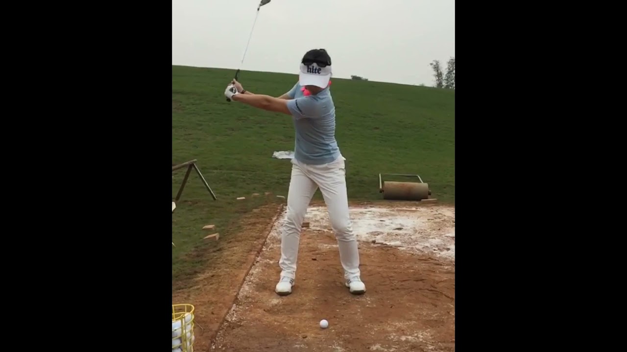 【スローモーションアイアンスイング】キム ハヌル（Kim Ha-neul）