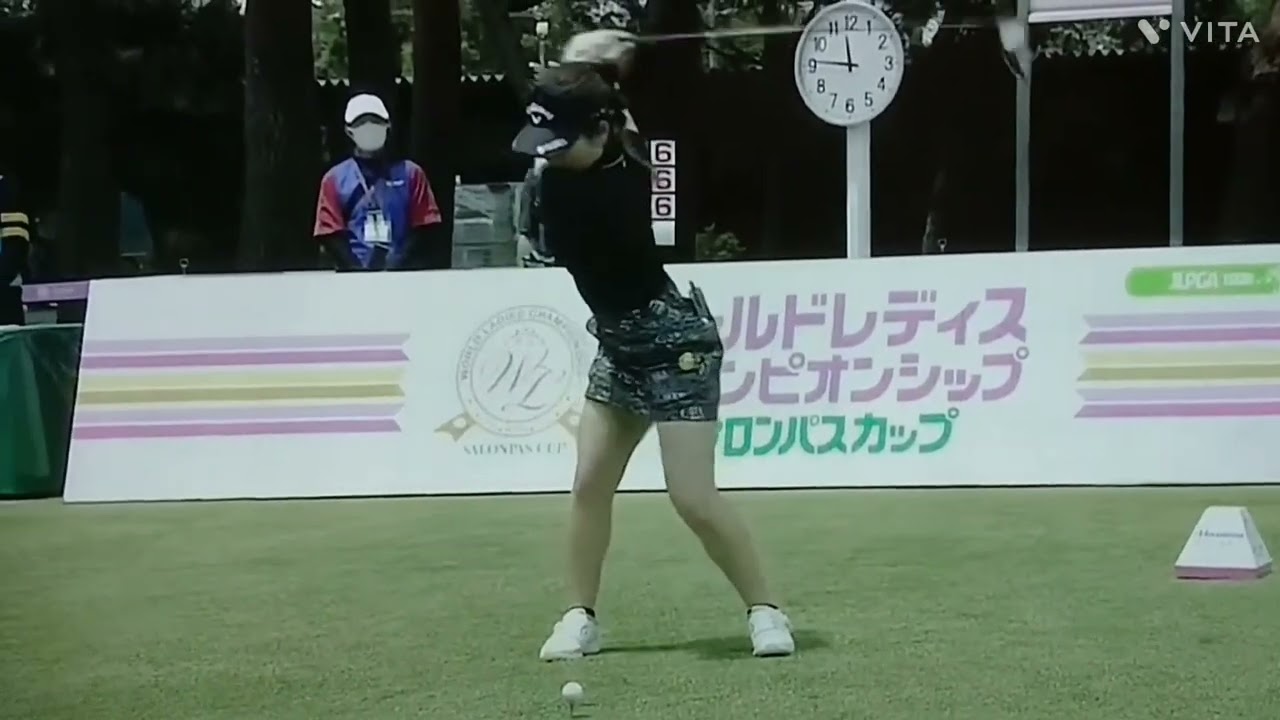 西村 優菜プロ❤️TOTOジャパンクラシック2023初日、今日は64でまわり－8で2位タイ👍米ツアー初優勝あるよ‼️