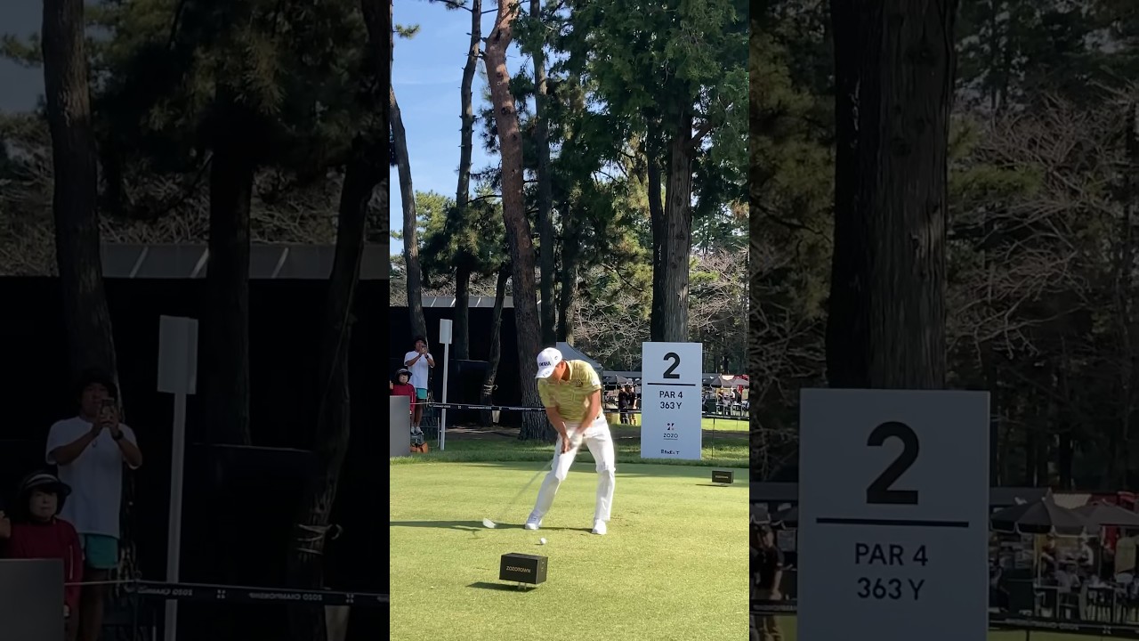 『今平周吾』2023年 ZOZOチャンピオンシップ アイアンスイング