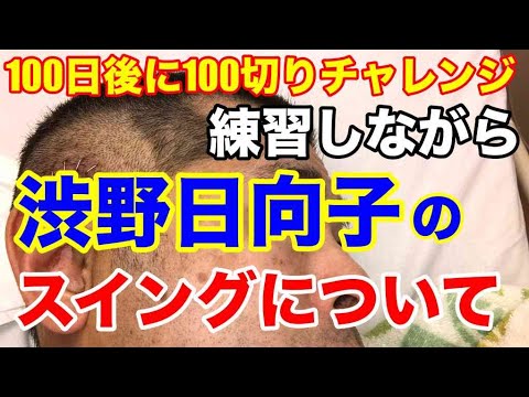 渋野日向子のスイングについて練習しながら語ってみた　片手打ち練習