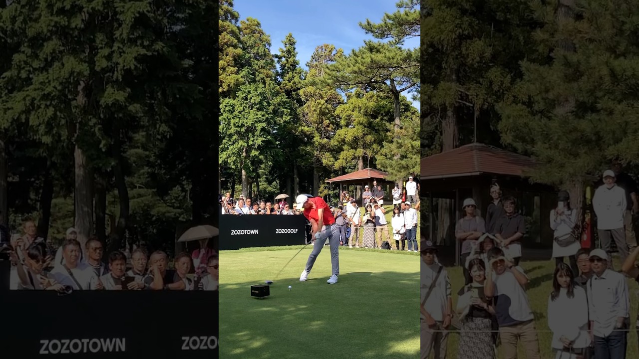 『コリン・モリカワ』2023年ZOZOチャンピオンシップ ドライバースイング