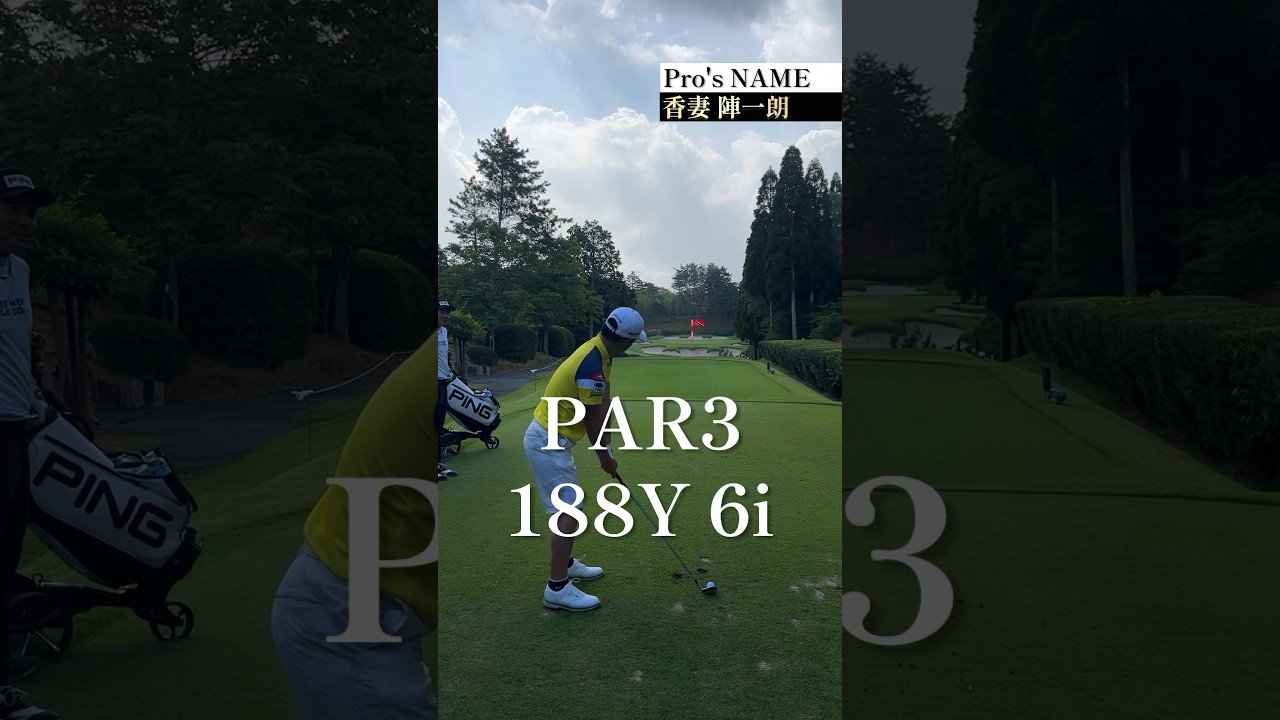 プロゴルファーの1ホール#ゴルフ #プロゴルファー #shorts