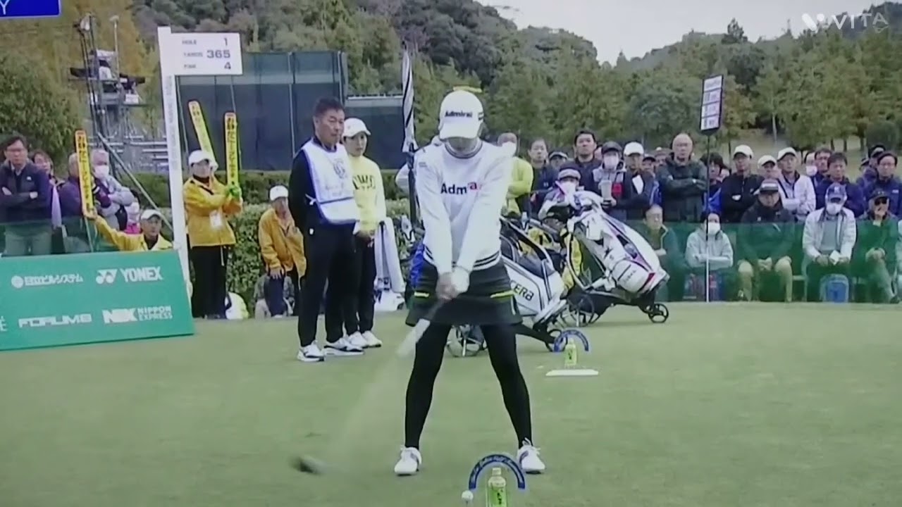 堀 琴音プロ❤️独特のスイング☺️